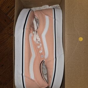 Vans Canvas Sneakers in Tropical Peach